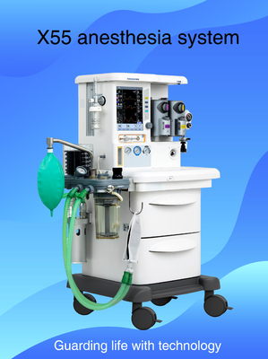 X55 siriusmed anestezi makinesi kaliteli dokunmatik ekranlı solunum cihazı