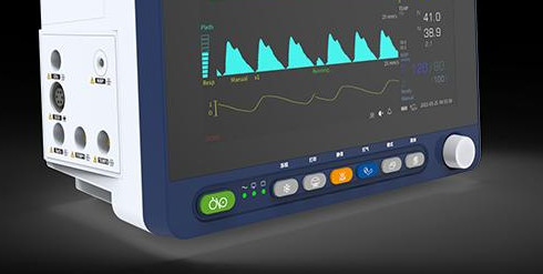 12.1 inç LCD Taşınabilir Hasta Monitörü, ISO13485 Hastane İzleme Ekipmanı