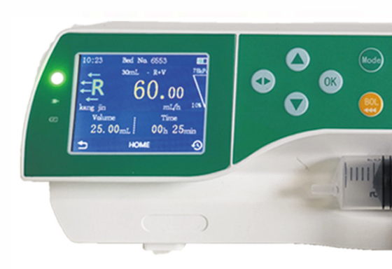 10ml/h Tıbbi Şırınga Pompaları 1.5Kg Dokunmatik Ekran Kolay Kontrol